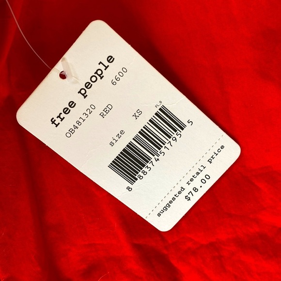 Free People Show Me Some Shoulder Off the Shoulder Cotton Blouse - Picture 11 of 11